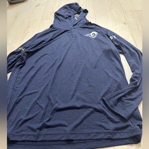 New underarmour hooded light sweater- NFL rams
L